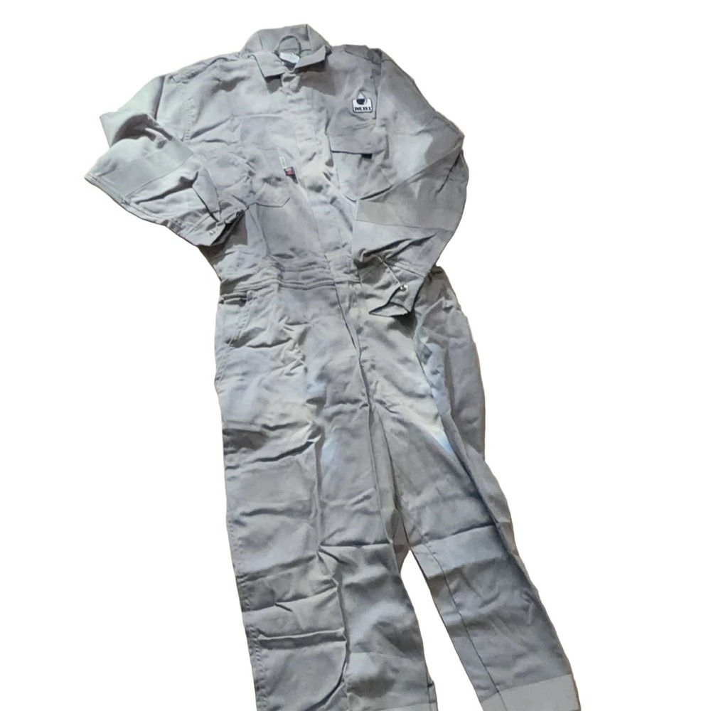Magid FR Flame Resistant Coveralls CBG65DHR Gray Medium-RG HRC 2 NFPA 70E